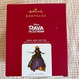 Hallmark Keepsake Ornament Raya &‎ Tuk Tuk Disney Raya The Last Dragon 2021 NEW
